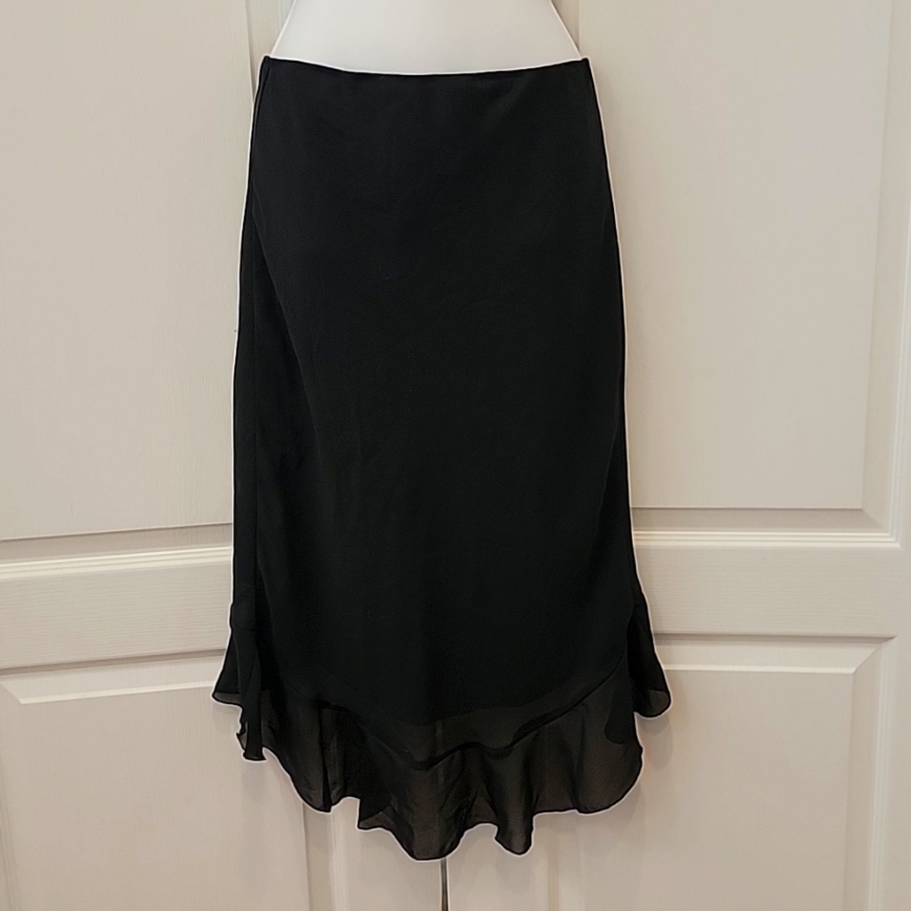 Black Asymmetrical Skirt